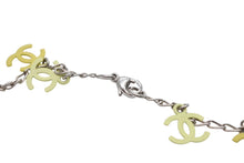 画像をギャラリービューアに読み込む, 極美品 CHANEL シャネル ココマーク ネックレス 重量約12.7g 全長約43cm マルチカラー シルバー メタル 中古 4b010379