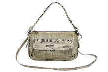 画像をギャラリービューアに読み込む, Galliano ガリアーノ ニュースペーパー 2WAYショルダーバッグ 5R912008 ホワイト ブラック アーカイブ 良品 中古 4b010380