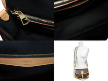 画像をギャラリービューアに読み込む, 極美品 LOUIS VUITTON ルイヴィトン モノグラム ディアヌ ショルダーバッグ M45985 PVCキャンバス ヌメ革 ブラウン ゴールド金具 中古 4b010388