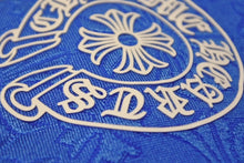 画像をギャラリービューアに読み込む, 新品未使用 CHROME HEARTS クロムハーツ chプラス 総柄 タンクトップ ノースリーブ サイズXS ブルー 中古 4b010389