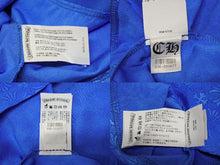 画像をギャラリービューアに読み込む, 新品未使用 CHROME HEARTS クロムハーツ chプラス 総柄 タンクトップ ノースリーブ サイズM ブルー 中古 4b010390