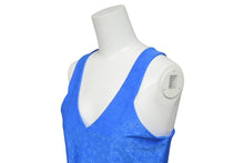 画像をギャラリービューアに読み込む, 新品未使用 CHROME HEARTS クロムハーツ chプラス 総柄 タンクトップ ノースリーブ サイズM ブルー 中古 4b010390