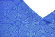 画像をギャラリービューアに読み込む, 新品未使用 CHROME HEARTS クロムハーツ chプラス 総柄 タンクトップ ノースリーブ サイズM ブルー 中古 4b010390