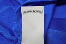 画像をギャラリービューアに読み込む, 新品未使用 CHROME HEARTS クロムハーツ chプラス 総柄 タンクトップ ノースリーブ サイズM ブルー 中古 4b010390