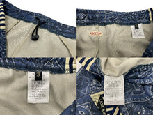 画像をギャラリービューアに読み込む, 新品未使用 KAPITAL キャピタル スムースジャージー トラックパンツ パンツ COOKIE バンダナ柄 K2504LP151 ブルー コットン サイズ３ 中古 4b010395