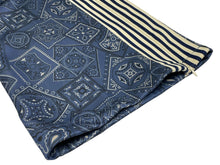 画像をギャラリービューアに読み込む, 新品未使用 KAPITAL キャピタル スムースジャージー トラックパンツ パンツ COOKIE バンダナ柄 K2504LP151 ブルー コットン サイズ３ 中古 4b010395