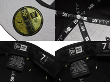 画像をギャラリービューアに読み込む, MANNAHATTA NYC × MAXXX Loso マンナハッタ Fuego Logo Baseball Cap With Sashiko Stiches ベースボールキャップ ブラック グリーン サイズ7 1/4 美品 中古 4b010399