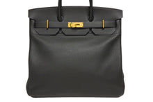 画像をギャラリービューアに読み込む, 極美品 HERMES エルメス Haut a Courroies オータクロア40 ハンドバッグ トゴ グリーン系 ゴールド金具 R刻印 中古 4b010400