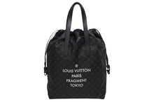 画像をギャラリービューアに読み込む, LOUIS VUIITON ルイヴィトン 藤原ヒロシ フラグメント カバライト トートバッグ M43417 モノグラムエクリプス 美品 中古 4b010403