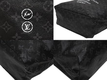 画像をギャラリービューアに読み込む, LOUIS VUIITON ルイヴィトン 藤原ヒロシ フラグメント カバライト トートバッグ M43417 モノグラムエクリプス 美品 中古 4b010403