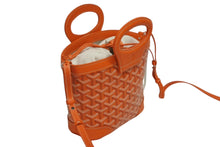 画像をギャラリービューアに読み込む, 新品未使用 GOYARD ゴヤール 限定 ハンドバッグ ベルーガミニ オレンジ PVC レザー 35114566 4b010404