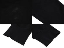 画像をギャラリービューアに読み込む, CHROME HEARTS クロムハーツ ダガー ジップ パーカー ブラック コットン ポリエステル サイズ L RN#95024 シルバー925 金具 良品 中古 4b010408