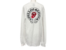 画像をギャラリービューアに読み込む, CHROME HEARTS×ROLLING STONES Thermal クロムハーツ ローリング ストーンズ コラボ サーマル 長袖Ｔシャツ ホワイト サイズ L 美品 中古 4b010409