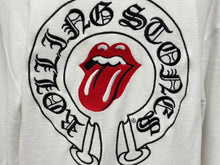 画像をギャラリービューアに読み込む, CHROME HEARTS×ROLLING STONES Thermal クロムハーツ ローリング ストーンズ コラボ サーマル 長袖Ｔシャツ ホワイト サイズ L 美品 中古 4b010409