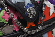画像をギャラリービューアに読み込む, CHROME HEARTS クロムハーツ DUFFLE SML ボストンバッグ スモール セメタリークロス マルチパッチ クロスボールチェーン 美品 中古 4b010412