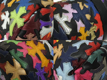 画像をギャラリービューアに読み込む, CHROME HEARTS クロムハーツ DUFFLE SML ボストンバッグ スモール セメタリークロス マルチパッチ クロスボールチェーン 美品 中古 4b010412