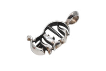 画像をギャラリービューアに読み込む, 新品未使用 CHROME HEARTS クロムハーツ ヴァーティカルロゴ ペンダント トップ CHロゴ シルバー925 中古 4b010418