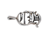 画像をギャラリービューアに読み込む, 新品未使用 CHROME HEARTS クロムハーツ ヴァーティカルロゴ ペンダント トップ CHロゴ シルバー925 中古 4b010418