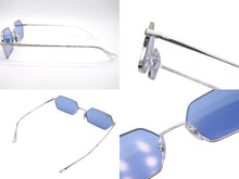 画像をギャラリービューアに読み込む, Ray-Ban レイバン サングラス アイウェア シルバー ブルー プラスチック メタル GP 美品 中古 4b010421