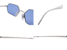 画像をギャラリービューアに読み込む, Ray-Ban レイバン サングラス アイウェア シルバー ブルー プラスチック メタル GP 美品 中古 4b010421