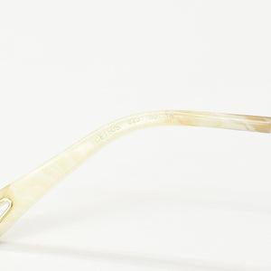Very good condition Chloe Sunglasses Eyewear CE150S 823 Size 55□18 140 Heart Pink Gold Ivory Used 4b010426