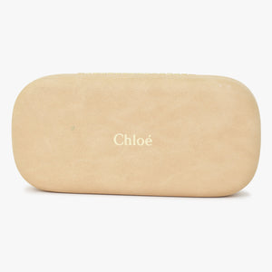 Very good condition Chloe Sunglasses Eyewear CE150S 823 Size 55□18 140 Heart Pink Gold Ivory Used 4b010426