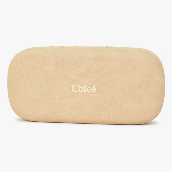 Very good condition Chloe Sunglasses Eyewear CE150S 823 Size 55□18 140 Heart Pink Gold Ivory Used 4b010426