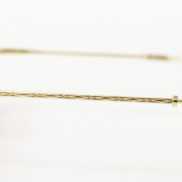 Very good condition Chloe Sunglasses Eyewear CE150S 823 Size 55□18 140 Heart Pink Gold Ivory Used 4b010426
