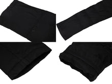 画像をギャラリービューアに読み込む, PRADA プラダ ノーカラー ダウンジャケット トライアングル ロゴ ブラック ナイロン サイズ 42 美品 中古 4b010428