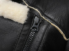 画像をギャラリービューアに読み込む, Acne Studios アクネストゥディオズ ムートン レザージャケット ブラック 16FW 1AG143 サイズ34 美品 中古 4b010429