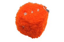 画像をギャラリービューアに読み込む, 新品未使用 CHROME HEARTS クロムハーツ FUZZY DICE ファジーダイス キーリング キーチャーム クロスボール ダガー オレンジ 中古 4b010438