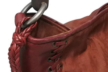 画像をギャラリービューアに読み込む, CHRISTIAN DIOR クリスチャンディオール エスニックライン ホーボー トロッターライン ハンドバッグ ボルドー 美品 中古 4b010440