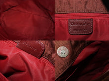 画像をギャラリービューアに読み込む, CHRISTIAN DIOR クリスチャンディオール エスニックライン ホーボー トロッターライン ハンドバッグ ボルドー 美品 中古 4b010440