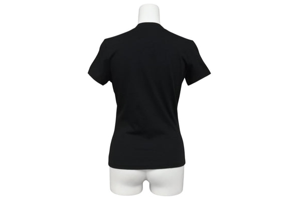 Christian Dior クリスチャンディオール HARD CORE DIOR 半袖Ｔシャツ ブラック コットン 3E16155021 サイズ38 美品 中古 4b010442
