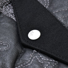 画像をギャラリービューアに読み込む, ROCAWEAR ロカウェア レザージャケット ブルゾン 刺繍 ブラック ヴィンテージ 90s 美品 中古 4b010443