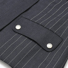 画像をギャラリービューアに読み込む, 極美品 Christian Dior クリスチャンディオール ガリアーノ期 ストライプ ジャケット 4A12022013 サイズ8 ブラック 中古 4b010444