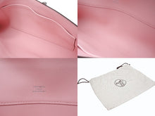 画像をギャラリービューアに読み込む, 新品同様 HERMES エルメス KELLY CUT ケリーカット ハンドバッグ ヴォースイフト ローズサクラ シルバー金具 X刻印 中古 4b010446