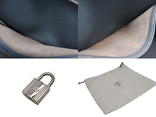 画像をギャラリービューアに読み込む, 極美品 エルメス HERMES オータクロア 28 ハンドバッグ エプソン ブルージーン シルバー金具 口J刻印 中古 4b010448