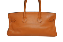 画像をギャラリービューアに読み込む, HERMES エルメス ショルダーバーキン トリヨンクレマンス ◻︎J刻 ゴルチェ期 オレンジ シルバー金具 美品 中古 4b010449
