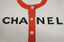 画像をギャラリービューアに読み込む, CHANEL シャネル カーディガン P61427K46799 サイズ38 ココマーク カシミヤ レッド アイボリー 美品 中古 4b010451