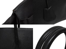 画像をギャラリービューアに読み込む, 極美品 激レア HERMES エルメス BIRKIN バーキン50 ハンドバッグ トゴ ブラック シルバー金具 □H刻印 中古 4b010455