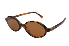 画像をギャラリービューアに読み込む, 極美品 MIUMIU ミュウミュウ サングラス サイズ50□18 140 ブラウン ロゴ金具 19P-2Z1 中古 4b010461