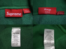 画像をギャラリービューアに読み込む, 極美品 Supreme シュプリーム ボックスロゴ スウェット パーカー グリーン トップス フーディ サイズXL 中古 4b010464