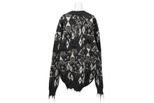 画像をギャラリービューアに読み込む, 極美品 VETEMENTS ヴェトモン COLLECTION デストロイニット カーディガン 総柄 コットン ブラウン 4b010466