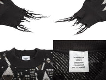 画像をギャラリービューアに読み込む, 極美品 VETEMENTS ヴェトモン COLLECTION デストロイニット カーディガン 総柄 コットン ブラウン 4b010466