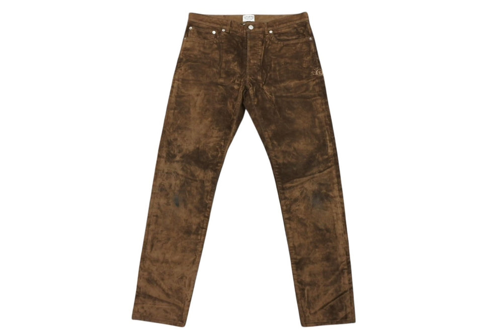 CHRISTIAN DIOR Cactus Jack Suede Pants Brown Size 31 Good Condition Used 4b010467