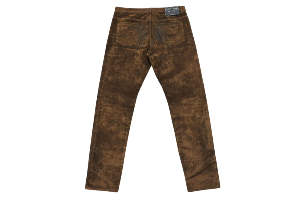 CHRISTIAN DIOR Cactus Jack Suede Pants Brown Size 31 Good Condition Used 4b010467