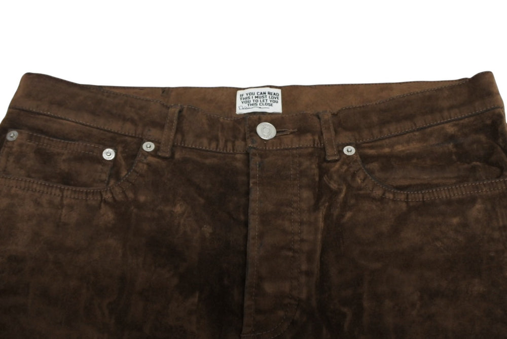 CHRISTIAN DIOR クリスチャンディオール Cactus Jack カクタスジャック スウェードパンツ ブラウン サイズ31 美品 中古 4b010467