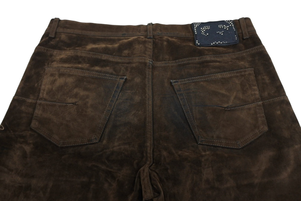 CHRISTIAN DIOR クリスチャンディオール Cactus Jack カクタスジャック スウェードパンツ ブラウン サイズ31 美品 中古 4b010467