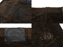 画像をギャラリービューアに読み込む, CHRISTIAN DIOR クリスチャンディオール Cactus Jack カクタスジャック スウェードパンツ ブラウン サイズ31 美品 中古 4b010467